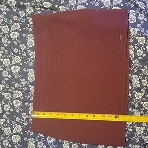 Hollister Quilted Burgundy Mini Skirt